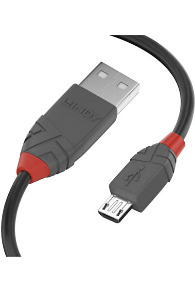 LİNDY Καλώδιο USB 2.0 σε micro USB, τυπικό, 3 μέτρα (36734)