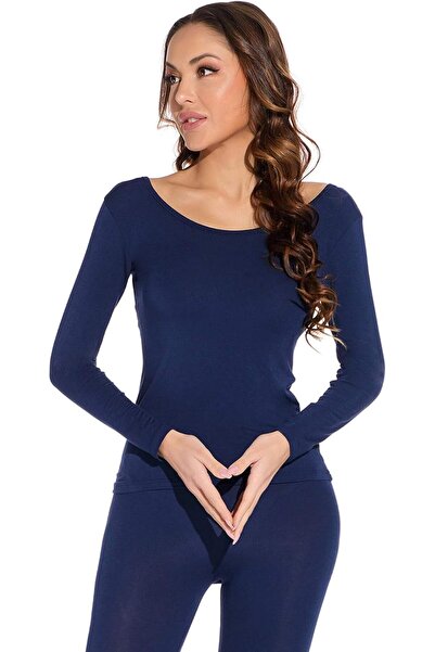 GENERAL Mcilia Women's Ultrathin Modal Thermal Baselayer Top Scoop Neck Long ...