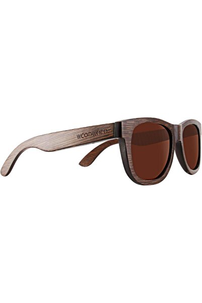 GENERAL Polarized Wood Sunglasses for Men Women - Bamboo Wood Sunglasses with...