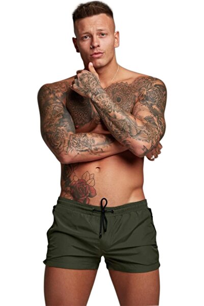 GENERAL Men’s Swim Trunks Quick Dry Swim Shorts Board Shorts with Triangle Me...