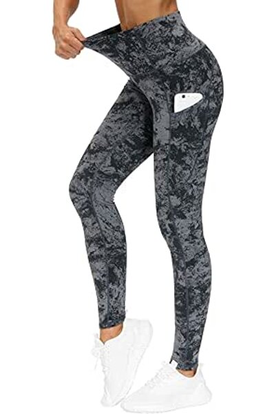 THE GYM PEOPLE womens Capri Leggings | Tummy Control, Deep Side Pockets, Squa...