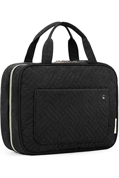 BAGSMART Toiletry Bag Travel Bag with Hanging Hook, Water-resistant Makeup Co...