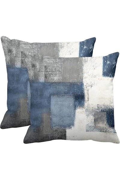 Britimes Throw Pillow Covers Modern Home Art Decor, 18 x 18 Inches Set of 2 P...