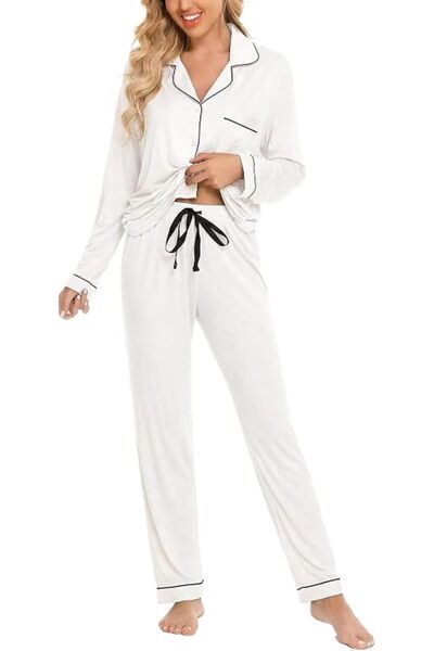 GENERAL Leikar womens Button Up Pajamas for Women Button Up Pajamas for Women