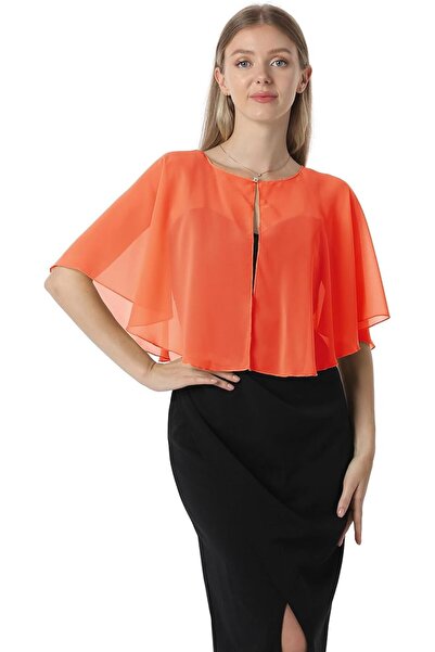 GENERAL Chiffon Capelet Soft Shawls and Wraps for Dresses Womens Accessories ...