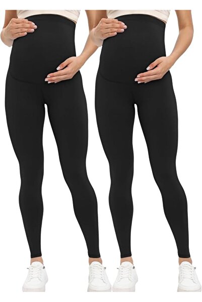 GENERAL Buttergene Women's Maternity Leggings over the Belly Pregnancy Active...