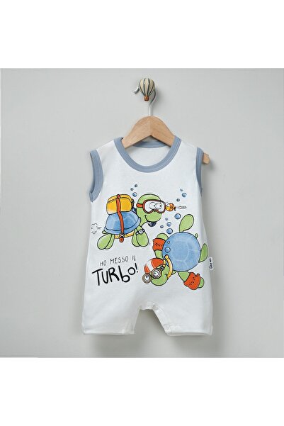 mandalinsbaby Summer Baby Boy Overalls with Straps