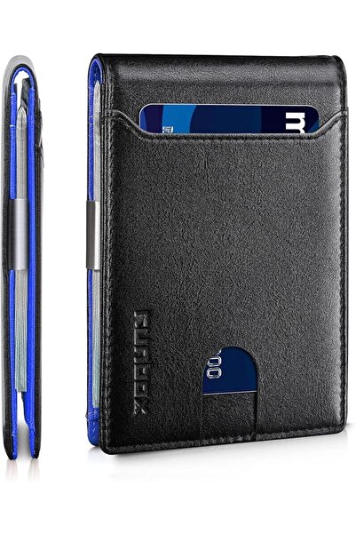 Runbox Top Layer Genuine Cowhide Leather Wallet for Men Slim Mens Wallet-Mone...