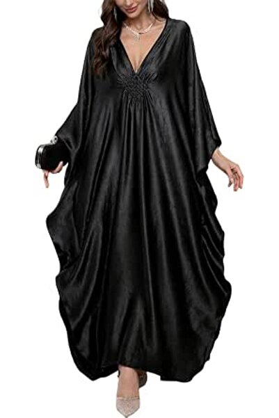 GENERAL Women's Cotton Kaftan Loungewear Boho Homewear Oversized Kimono Maxi ...