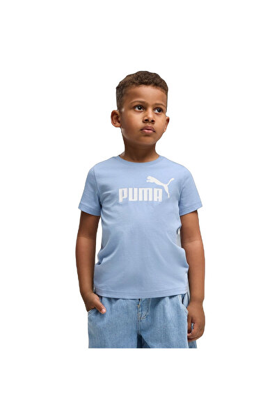 Puma Μπλουζάκι Ess Αρ. 1 Μπλουζάκι με λογότυπο Ps, Μπλε, Παιδικό