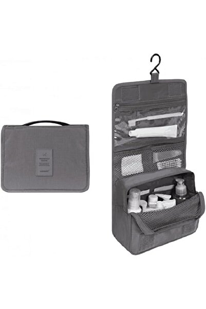 Goodern Hanging Travel Toiletry Bag, Waterproof Cosmetic Organizer, Grey, Uni...