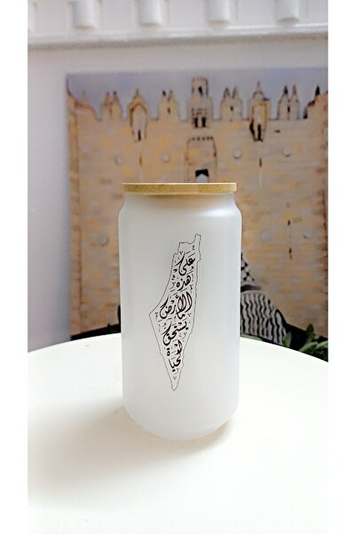 Generic Brand مق لشرب العصير برسمه خريطه فلسطين