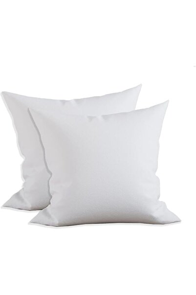 Elegant Comfort 2-Pack Pillow Insert Poly-Cotton Shell Siliconized Fiber Fill...