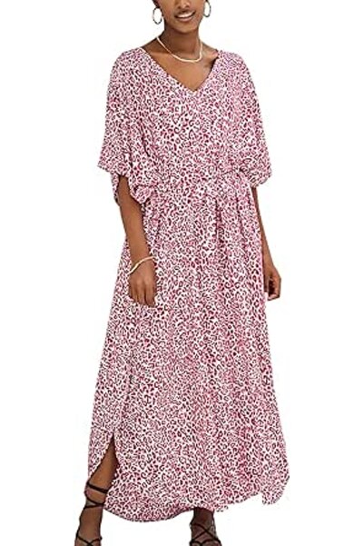 GENERAL Women's Summer Long Beach Dress Kimono Maxi Kaftan Cover ups