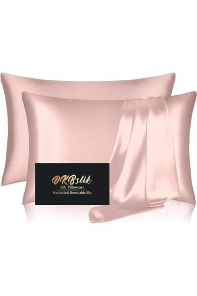 GENERAL Silk Pillowcase for Hair and Skin, Mulberry Silk Pillow Cases Queen S...