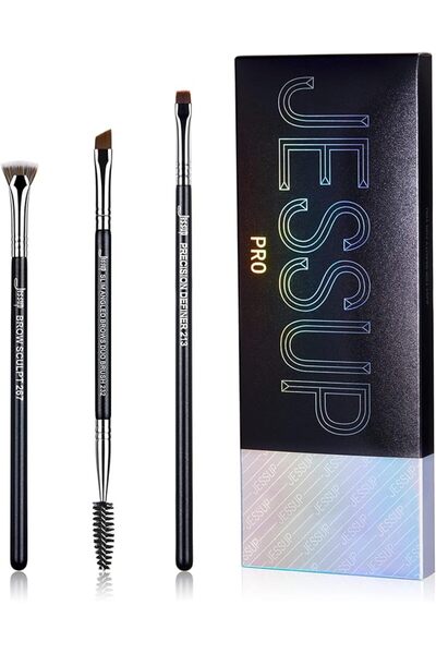 Jessup Eyeshadow Brush Set 11Pcs Eye Brush Set Professional Eye Makeup Brushe...