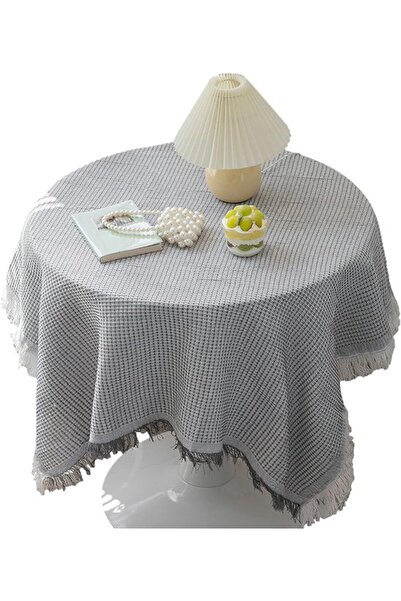 Generic Brand Tablecloth - Wrinkle-resistant tablecloth - Tassel table decora...