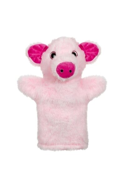 CATIANO Figurină de pluș Purceluș Roz pentru Teatru de Păpuși 28cm