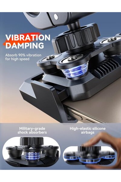 STARSTAR Double vibration dampening phone holder for bike/scooter.