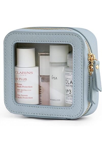Popvibe Small Cosmetic Bag for Purse Mini Makeup Bag for School Cute Clear Ma...