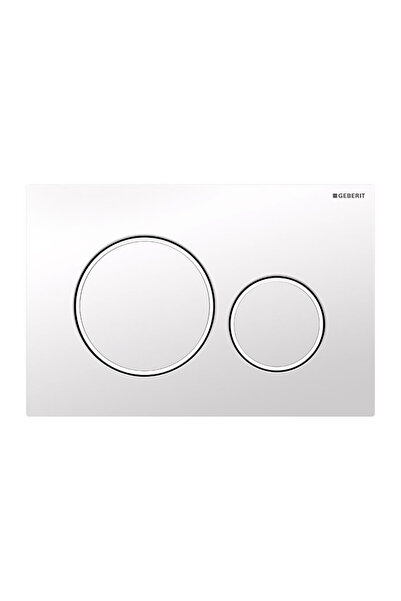 Geberit SIGMA 20 ΛΕΥΚΗ ΠΛΑΚΑ ΓΙΑ ΣΥΣΤΗΜΑ ΔΙΠΛΗΣ ΑΠΟΡΡΟΦΗΣΗΣ 115.882.11.1