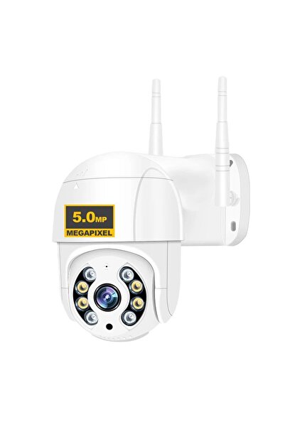 Alista Home WIFI Surveillance Camera, 5MP, FULL HD, Micro SD, 360 Rotation, H...