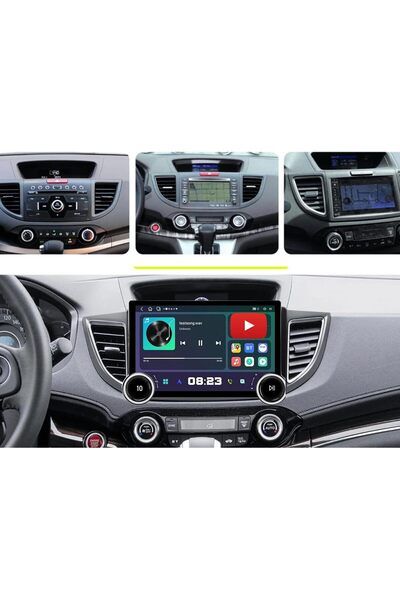 Carplayer Honda crv android screen diamond dual knob model 2012-2016,6gb ram ...