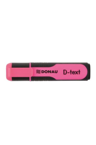 MC Micostore Textmarker DONAU D-text corp cu grip scriere de 1 -5 mm roz
