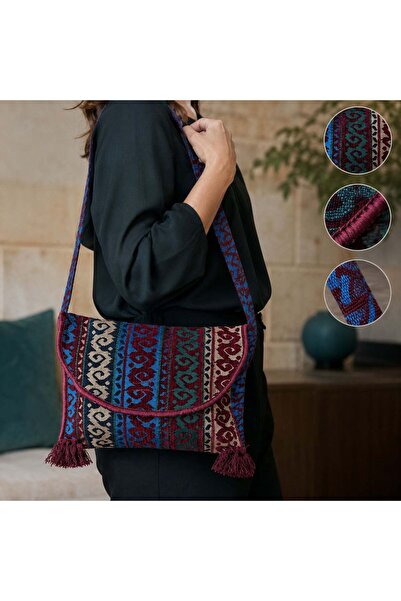 Bk Gift حقيبة كتف تركية أصلية مصنوعة يدويًا -10، حقيبة يومية، للكتب، للأجهزة ...