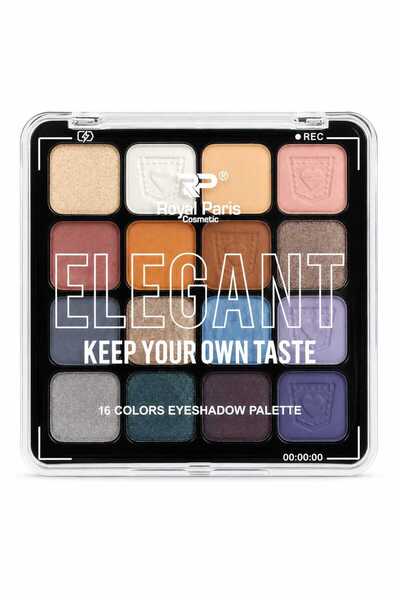 RP Royal Paris Cosmetic 16'lı Far Paleti Yüksek Pigmentli Kalıcı Mat Sedefli ...