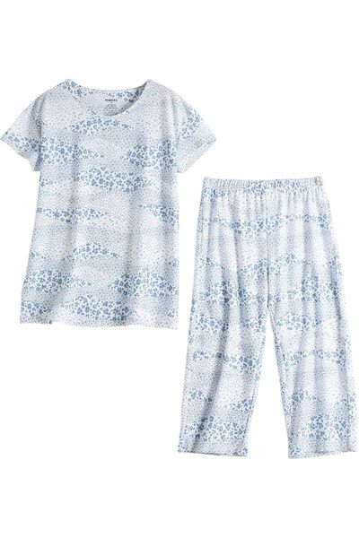 GENERAL PNAEONG Women’s Pajama Set - Sleepwear Tops with Capri Pants Casual a...