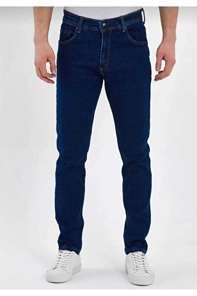 Lina Jean Men's Denim Jeans Regular Pipe Leg Denim Jeans