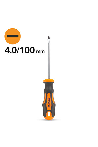 Alista Home Șurubelniță plată de 4 mm, lamă din crom vanadiu de 100 mm, mâner...