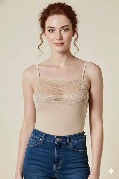 Mariposa Secret Women's Wide Lace Strap Badi with Rope Straps