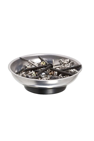 Alista Home Tavă magnetică pentru șuruburi și piulițe – 108 mm, Bază cauciuca...