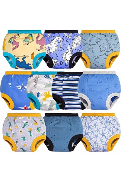 BIG ELEPHANT Potty Training Underwear 10 Packs Absorbent Toddler Training Pan...