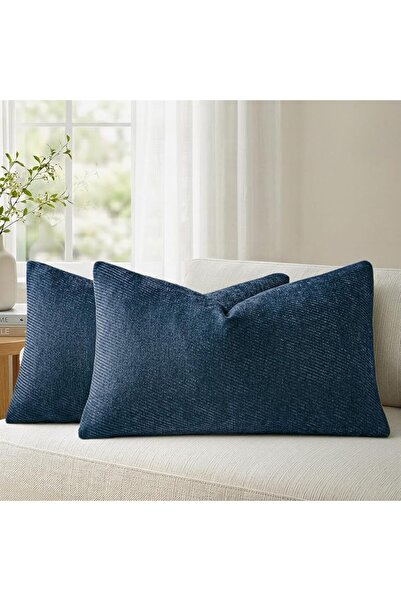 a moment Pack of 2 Decorative Chenille Cushion Cover Throw Pillow Covers with...