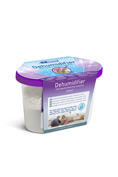 Alista Home Dezumidificator de aer 500 ml cu rezervor, parfum de lavandă, ant...