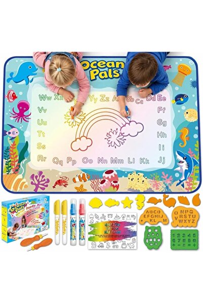 Animolds Toddler Water Doodle Mat, 1-3 Years, Color Drawing Mat, Aquadoodle M...