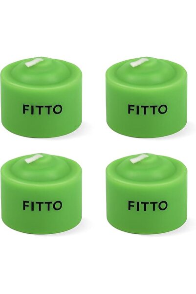 fitto شموع شاي معطرة بالشمع، بدون دخان وتدوم طويلاً، عبوة من 4 قطع - للعلاج ب...