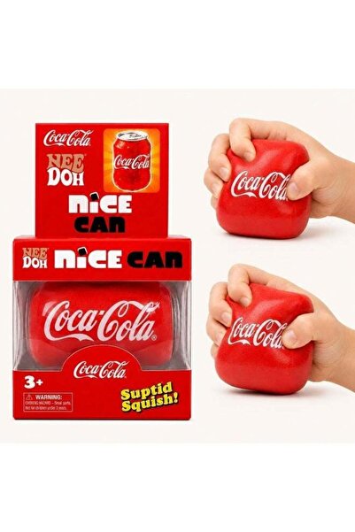 Needoh Coca-Cola Nice Can Squishy Fidget Toy | Soft Slow-Rising Sensory Stres...