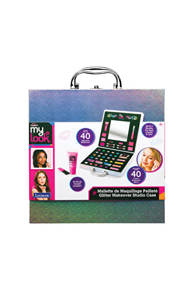 LEXIBOOK Cra-Z-Art My Look Glitter Makeover Studio - Βαλιτσάκι Μακιγιάζ με 40...