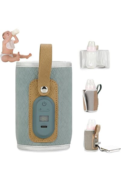 KASTWAVE Baby Bottle Warmer, Strifee Portable Rechargeable Baby Bottle Warmer...