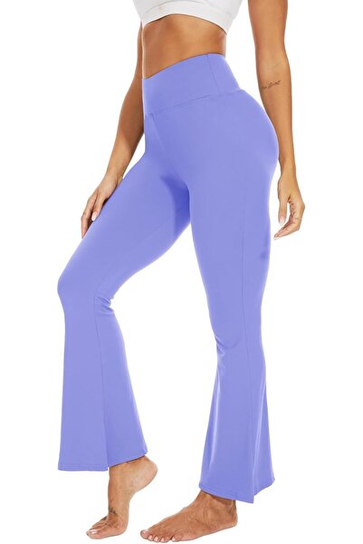 GENERAL Sundwudu Black Flare Yoga Pants for Women-Strechy Soft Bootcut Leggin...