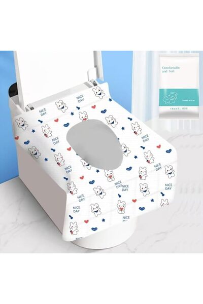 Generic 30Pcs Disposable toilet seat cover,oversized waterproof toilet seat p...