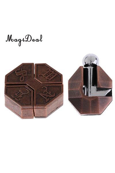 Puzzle 2 Pieces 3D Iq Metal Puzzle 🧩