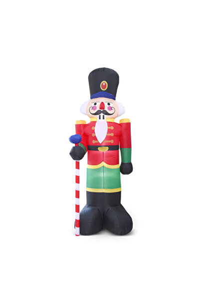 Alista Home Figurină gonflabilă de Crăciun Spărgătorul de Nuci, 240 cm, 9 lum...
