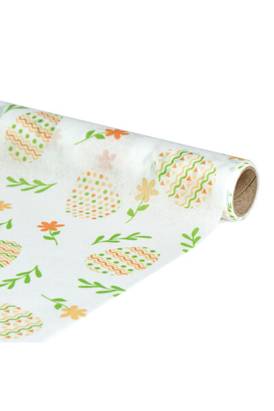 Alista Home Decorative table runner, 180x28 cm, egg pattern white background