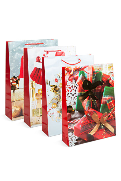 Alista Home Christmas Gift Bag, paper, 33 x 10.2 x 45.7 cm, set of 12 pieces,...