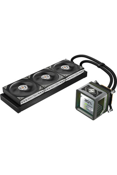 ASROCK Steel Legend Dark 360 LCD Σύστημα Υδρόψυξης AIO CPU με 3 Ανεμιστήρες 1...